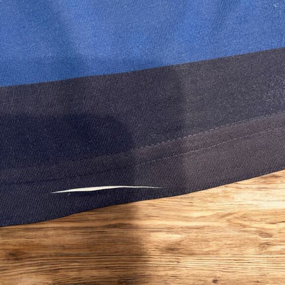 Bright Rainbow Striped Men's T-Shirt Size Medium Sublimated FromTiny Human Pride - Picture 9 of 11